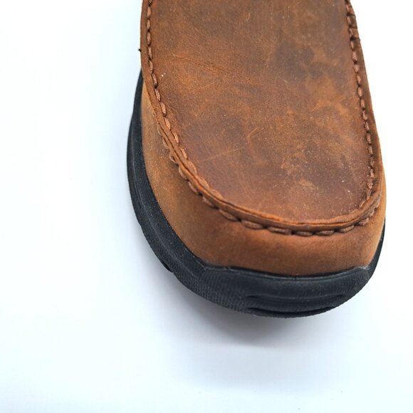 Skechers Mens Expended -Sevenoleather Slip on Leather Slip on Moccasin  - Size 9 - Picture 6 of 16
